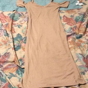 TAN DRESS